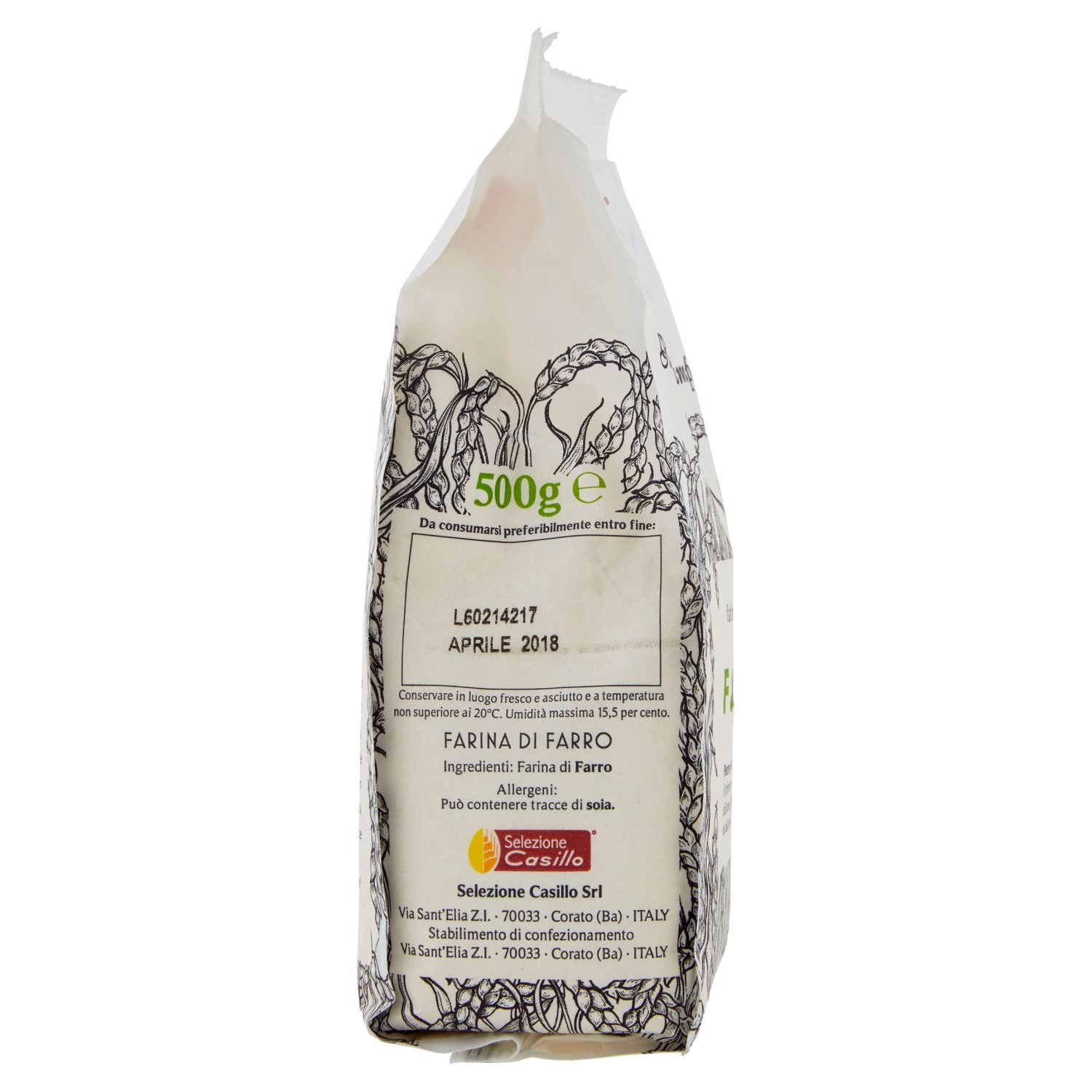 Selezione Casillo Farina di Farro di Alta Qualità - 500 gr - [confezione da 10]