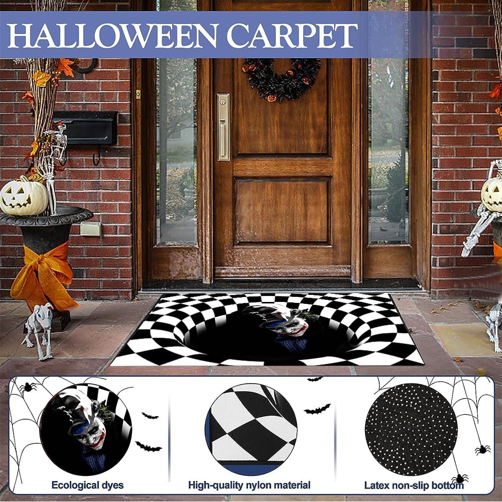 40x60cm) Halloween Fussmatte Anti-Rutsch Türmatte
