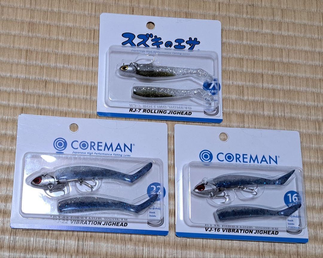 コアマン vj rj ヘッド セット シーバス コアマン vj-16 ヘッド4個