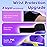 Sportout Kids Goalkeeper Gloves, Soccer Goalie Gloves with Double Wrist Protection and Non-Slip Wear Resistant Latex Material to Prevent Injuries