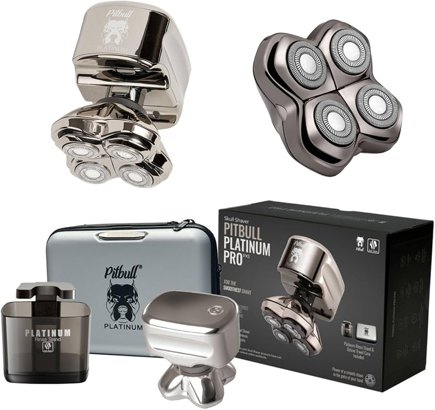 Amazon | スキンヘッド用シェーバー Skull Shaver Pitbull Platinum
