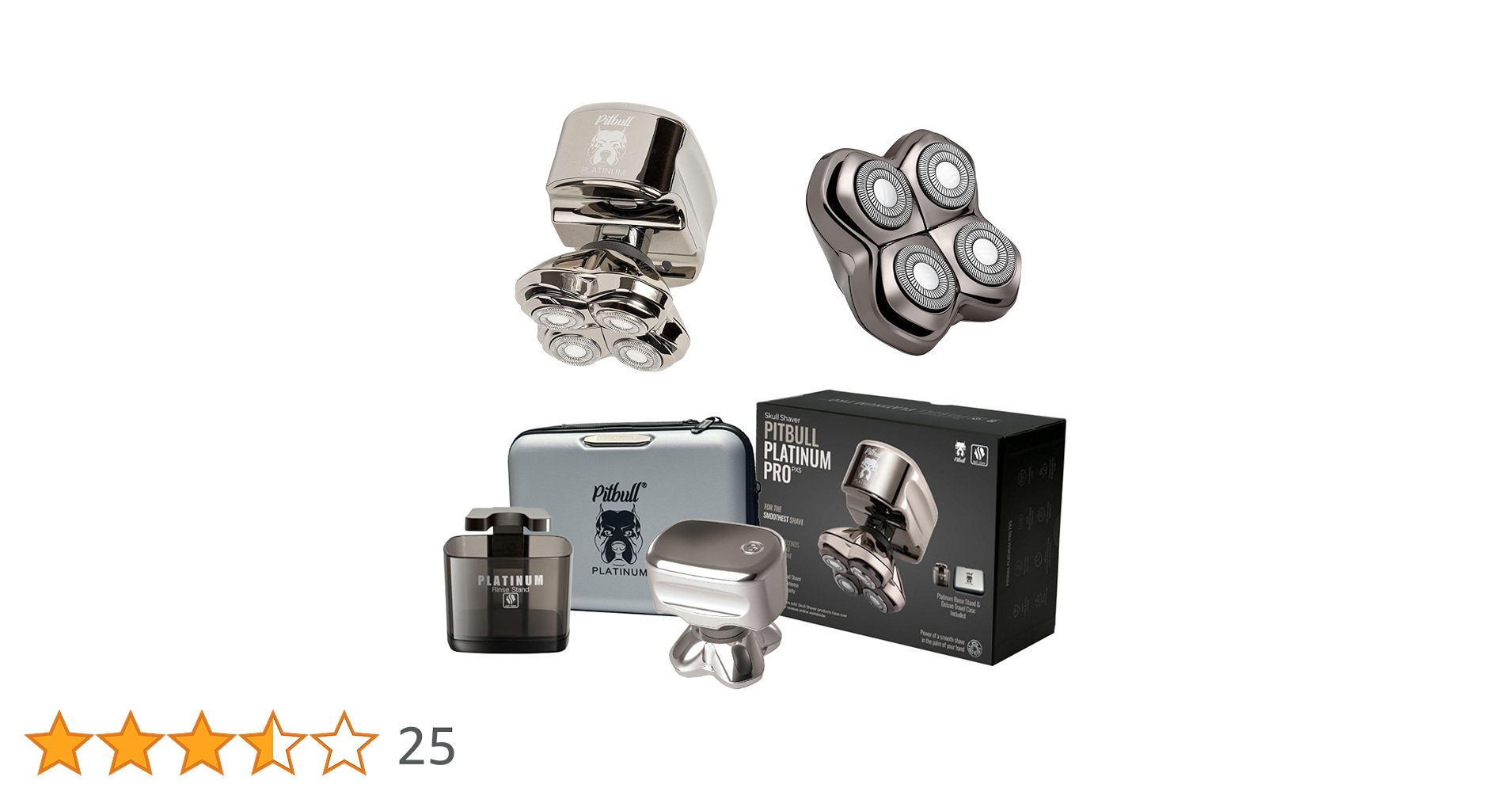 Amazon | スキンヘッド用シェーバー Skull Shaver Pitbull Platinum