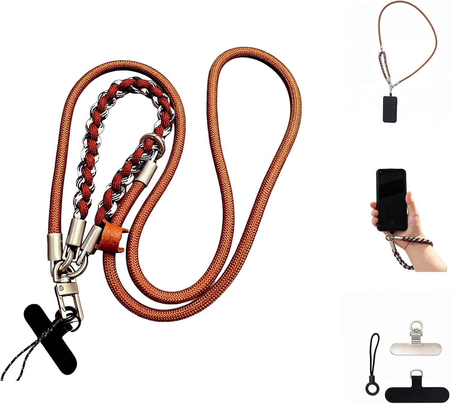3-in-1 Phone Lanyard for iPhone & Android, Outdoor & Daily Use