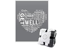 Healing Thoughts Blanket, Get Well Soon Blanket