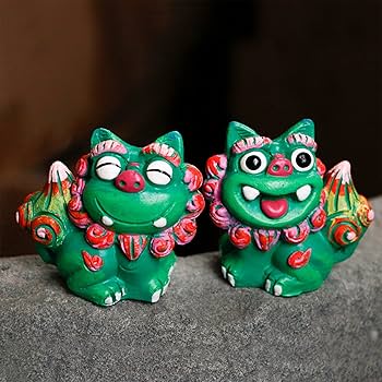 シーサー置物 沖縄土産 シーサー 置物 ミニ 玄関 ペア 楽天シーサー