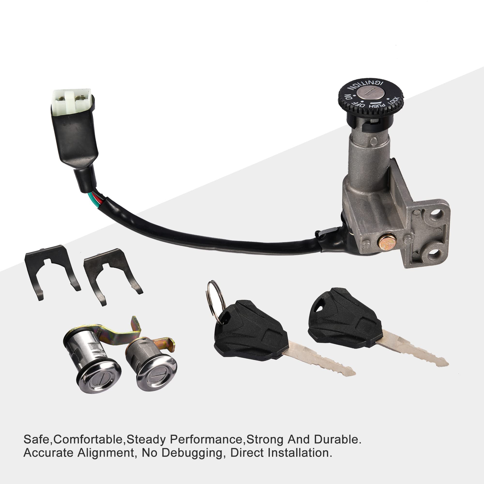 Amazon.com: GOOFIT Ignition Switch Key Assembly for GY6 49cc 50cc