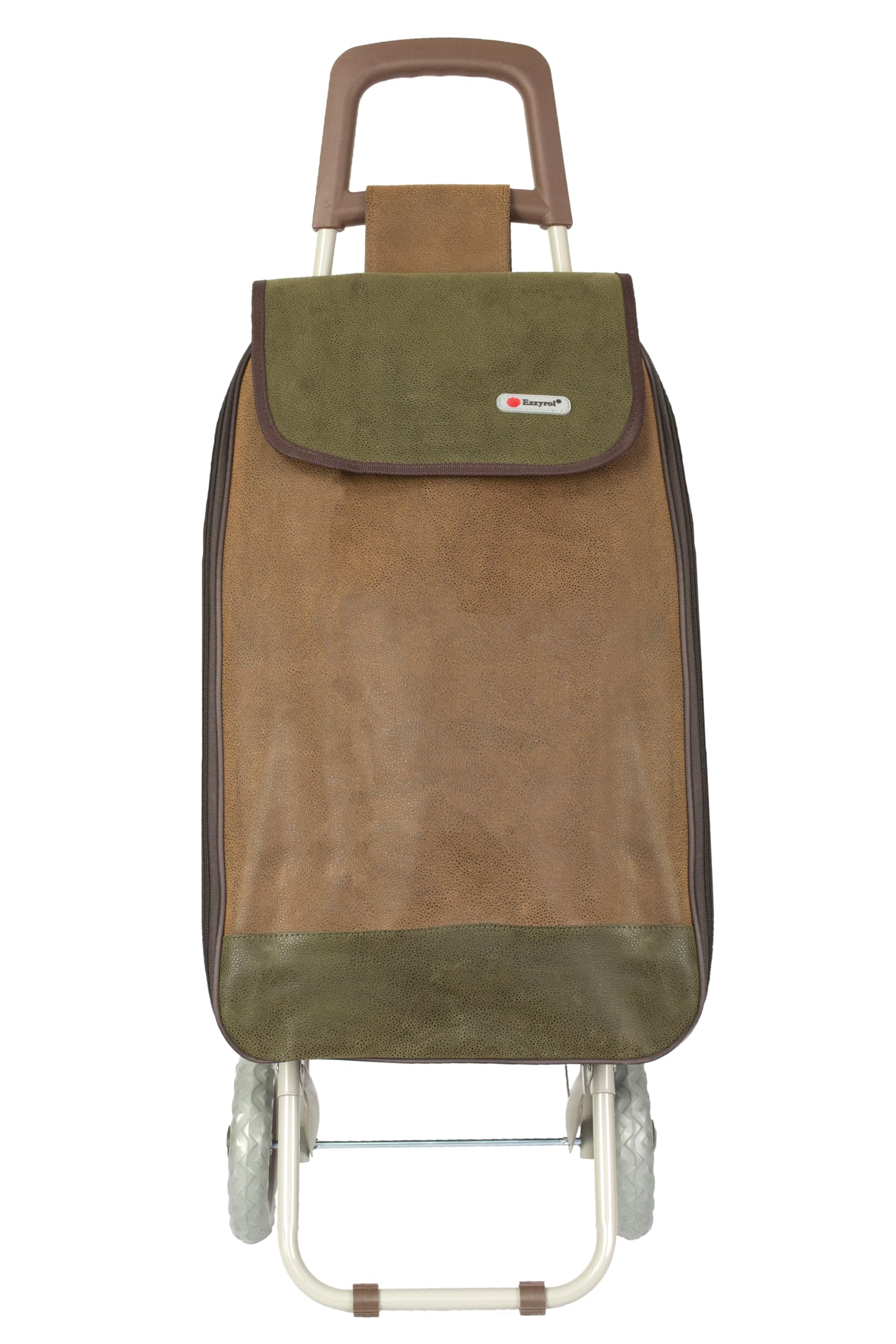 Bergs Green With Extendable Bag Classic Shopping Trolley (Green With Extendable Bag)