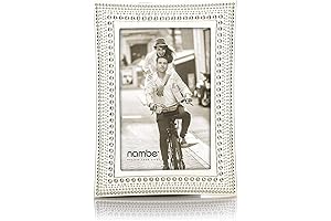 Michael Aram Beaded Picture Frame, 4x6 Silver Plated w/ Glass