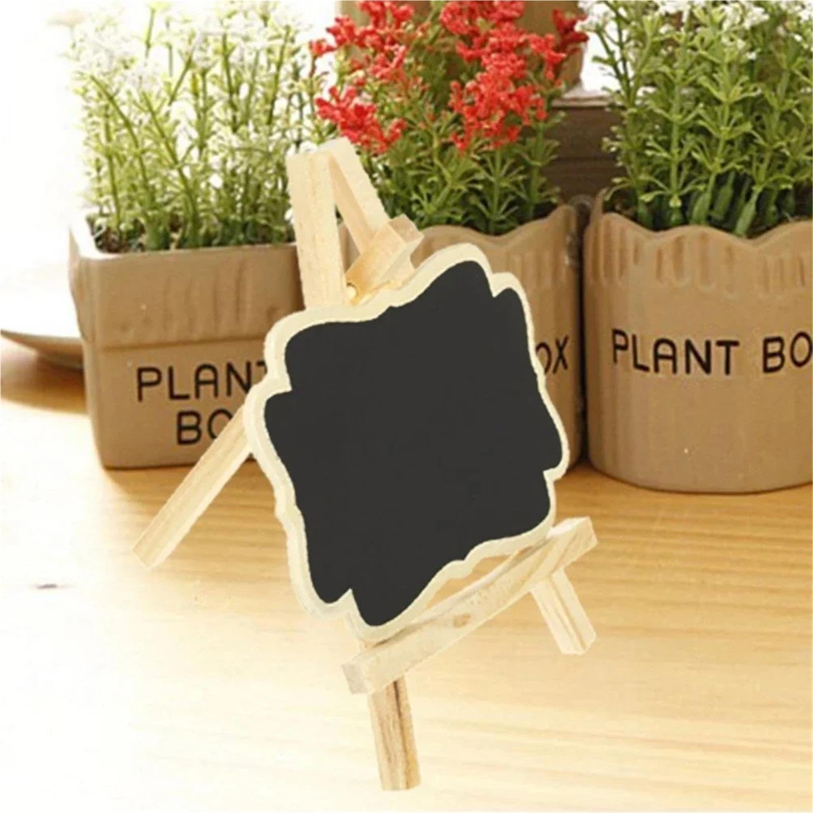 Mini Ardoise 5/10PCS Mini tableau noir en bois portable