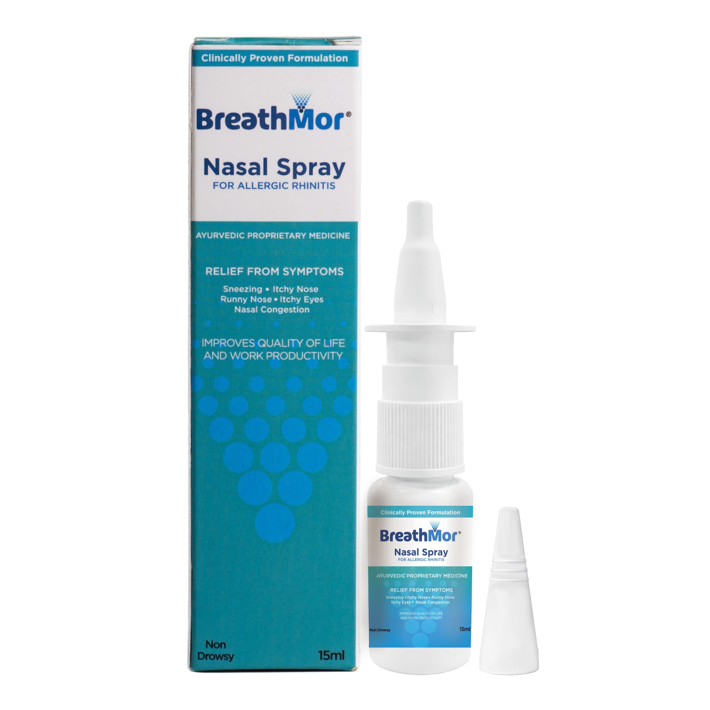 (15ml) - Nasal spray for Allergy | Clinically Backed | Ayurvedic| Cinnamon Bark Extract | Non-Drowsy | Relieves Sneezing, Itchy Nose, Runny Nose, Itchy Eyes, and Nasal Congestion-image-27