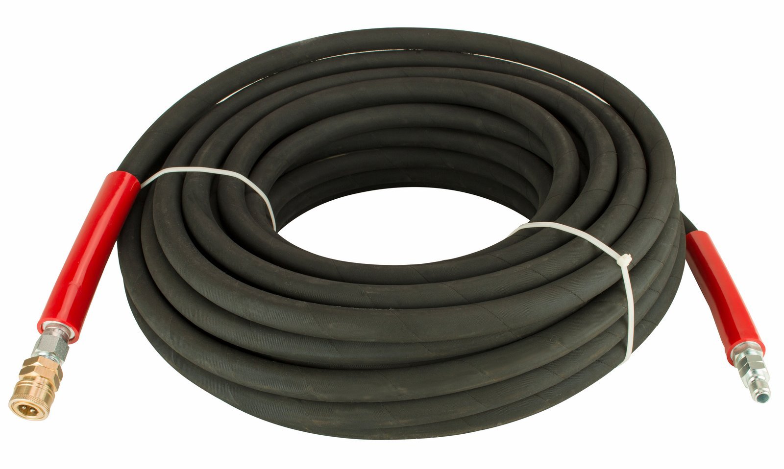 Raptor Blast 6000 PSI Black 2 Wire Braid Pressure Washer Hose 100' w/Couplers