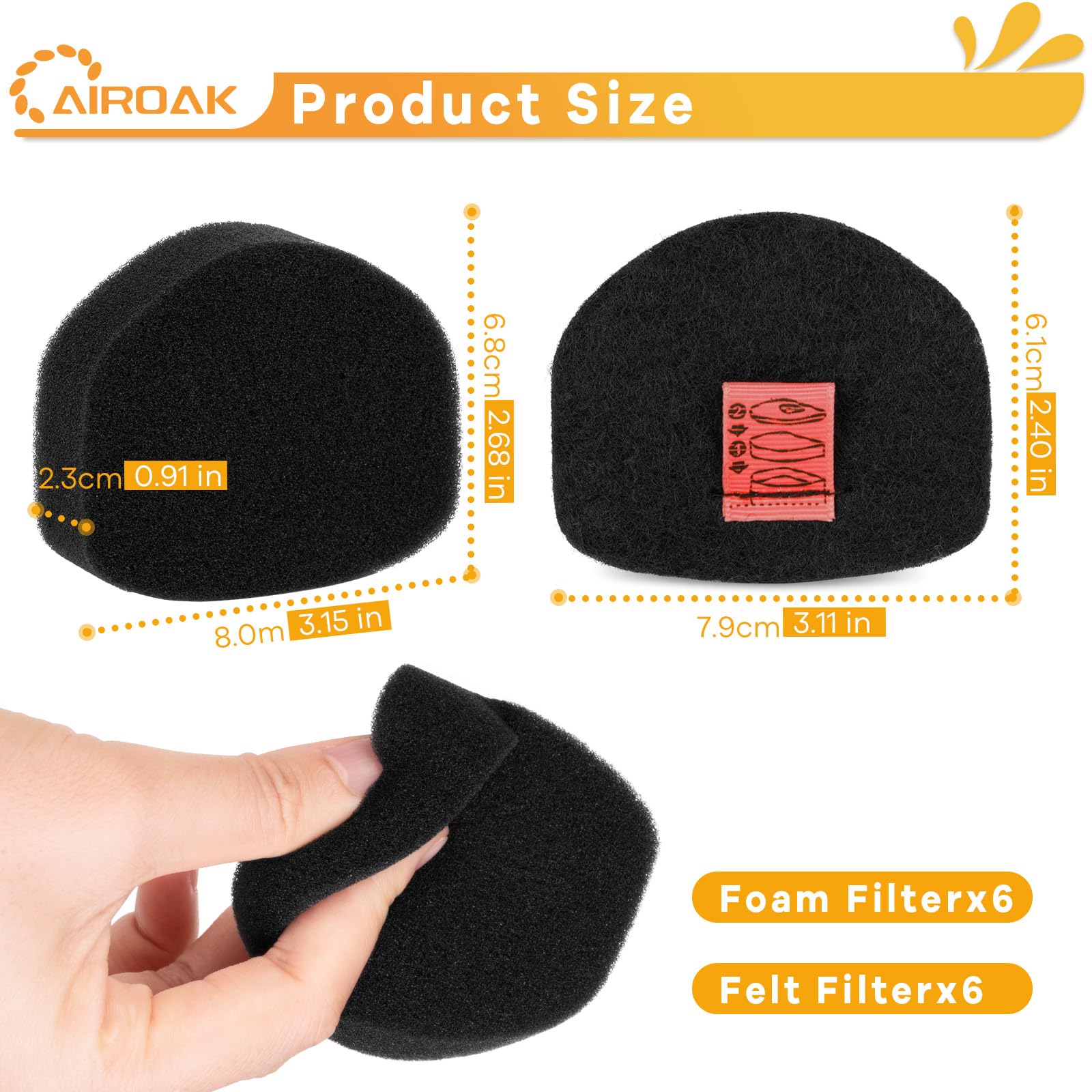 CH951 Ersatzfilter für Shark Ultra Cyclone Pet Pro Plus CH951 CH951C CH901 CH950 CH900WM schnurloser Handstaubsauger, vergleichbar mit Teil XFTRCH900