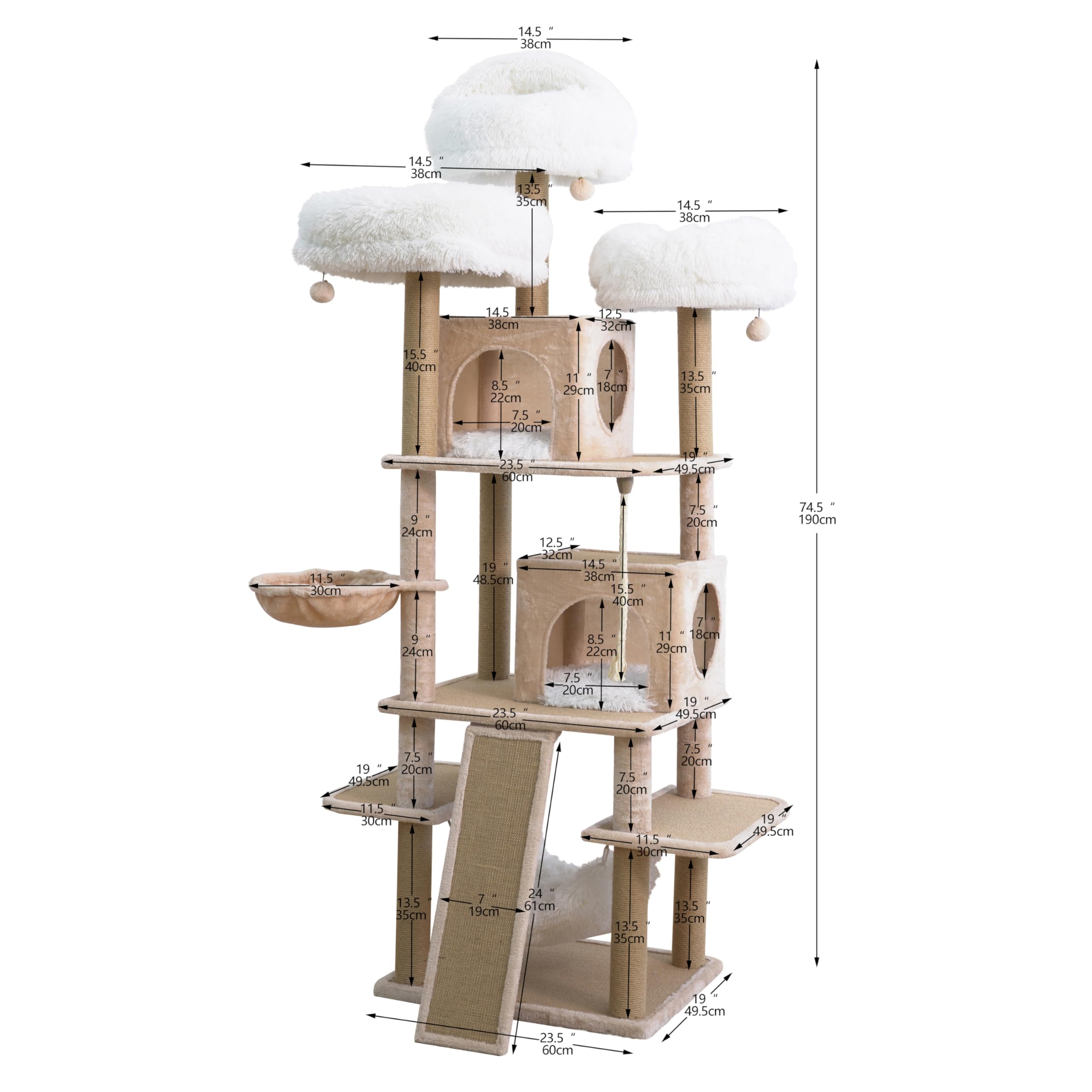 Amazon | Catry Babylon キャットツリー - ダイナミックで複雑な