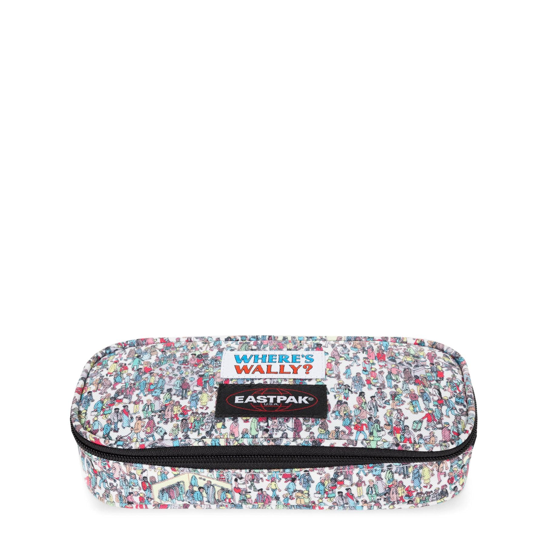 EASTPAK Estuche Where's Wally X Modelo Oval Color Wally Pattern White, Modelo Wally Blanco