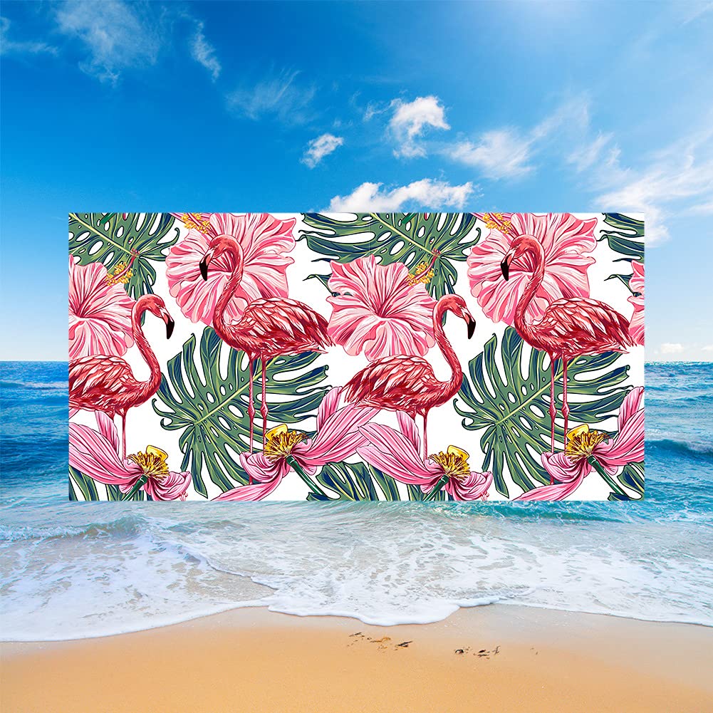Serviette De Plage 200x200 Rose Femme Homme Enfant, Drap De Plage XXL Serviette Plage Anti Sable Papillon à Séchage Rapide Grande Serviette Plage Pour Bain, Piscine, Camping