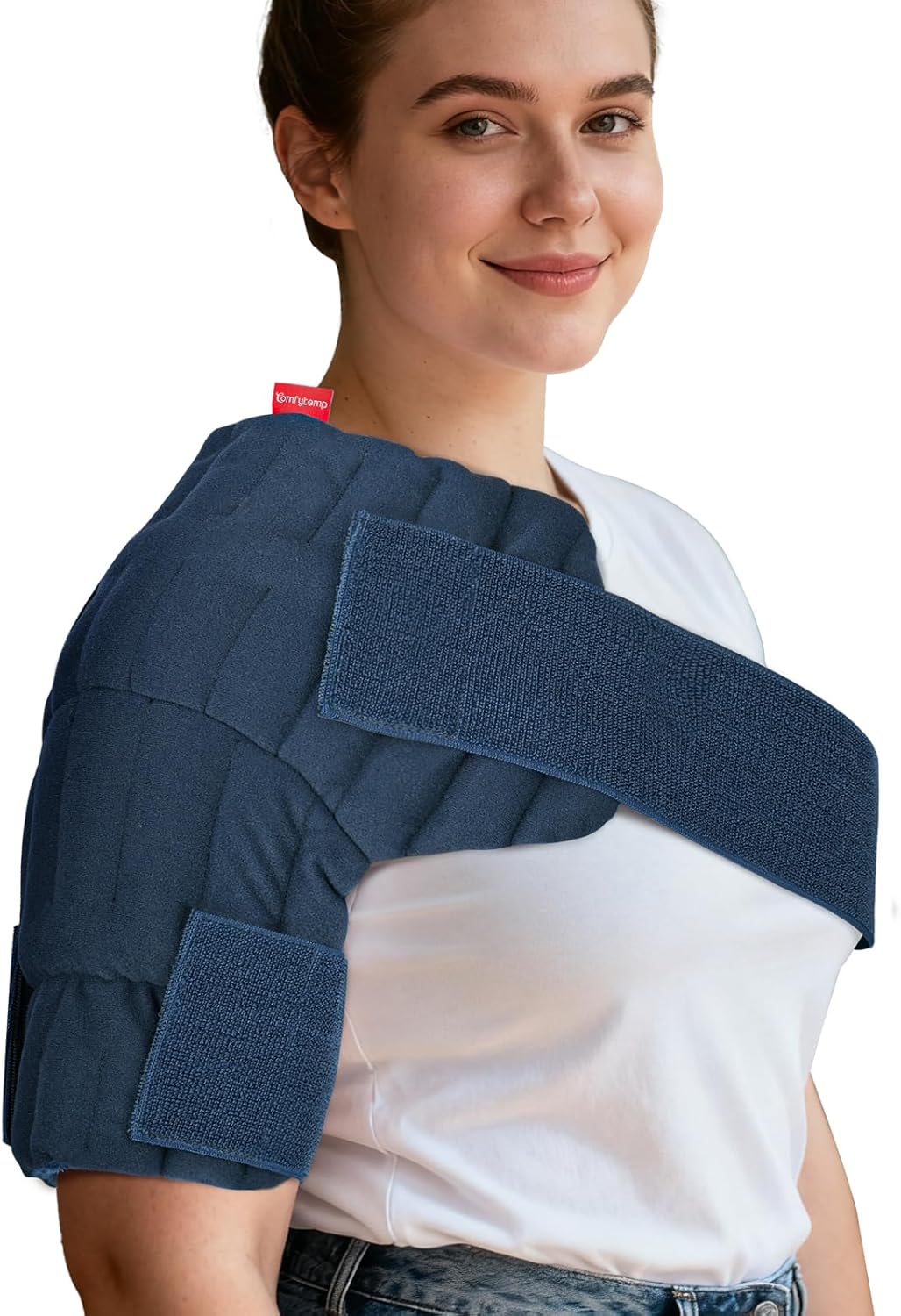 Comfytemp Shoulder Heating Pad Microwavable for Rotator Cuff, FSA Eligible, Microwave Moist Heating Pad with Adjustable Strap, Shouders Wrap for Frozen Shoulder Relief, Gifts for Women Seniors (M/L) Comfytemp Shoulder Heating Pad Microwavable for Rotator Cuff, FSA Eligible, Microwave Moist Heating Pad with Adjustable Strap, Shouders Wrap for Frozen Shoulder Relief, Gifts for Women Seniors (M/L)