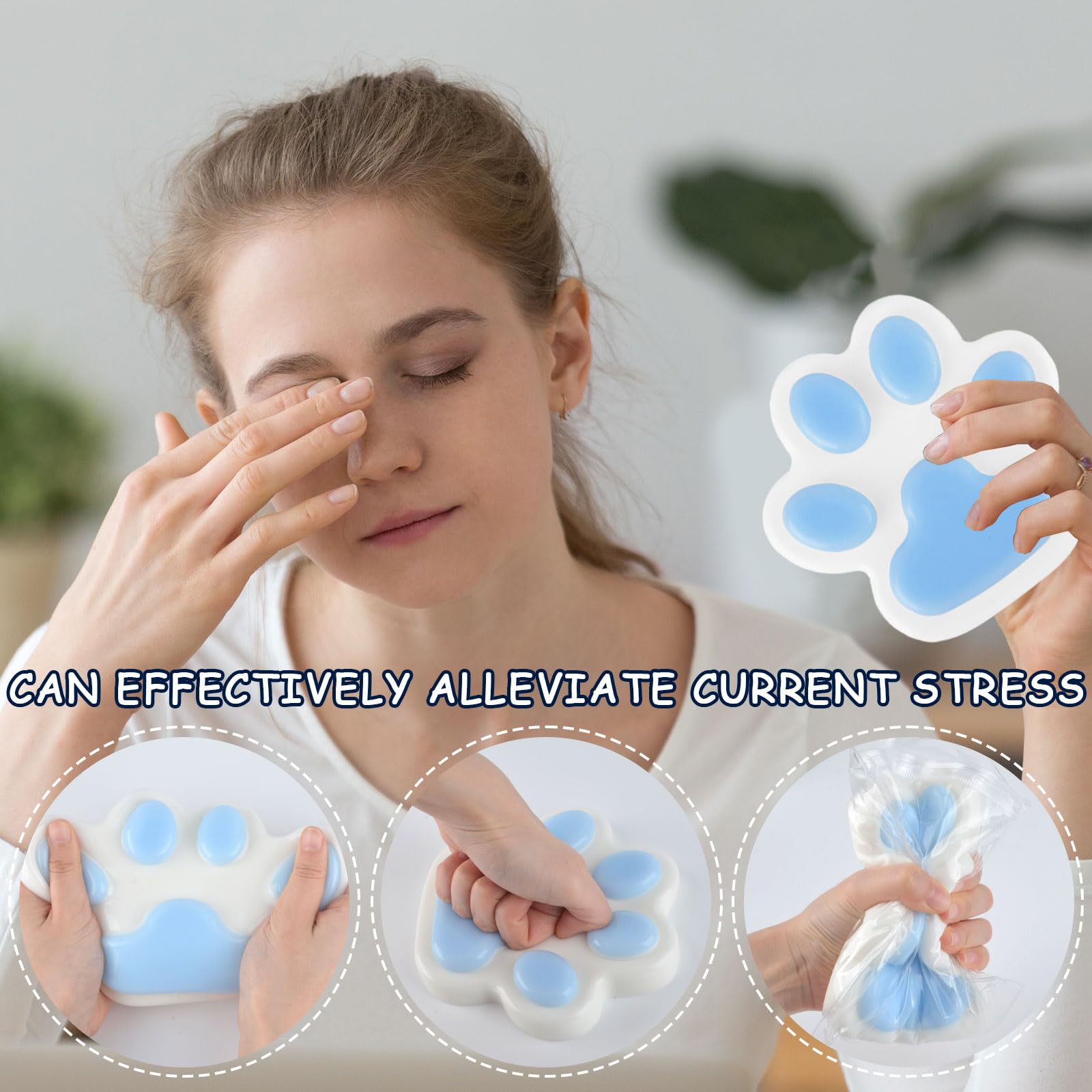 Juguete Antiestrés Pata De Gato XXL – Squishy Suave Para Relajarse Y Concentrarse – Ideal Para Niños Y Adultos