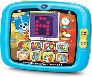 VTech Light-Up Baby Touch Tablet Amazon Exclusive, Blue