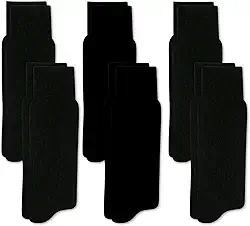 Kit 06 Pares Meia Social Casual Selene Cano Longo Canelado Masculino Adulto