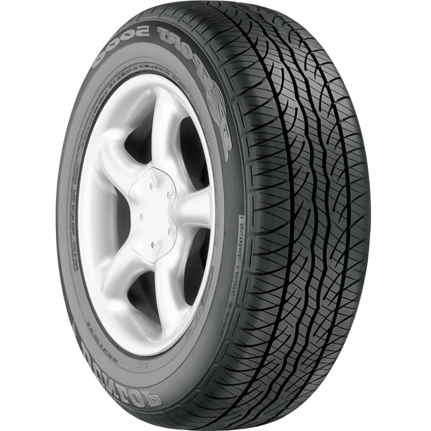 Amazon.com: 225/50R18 95V DUNLOP SP SPORT 5000 BW | Passenger