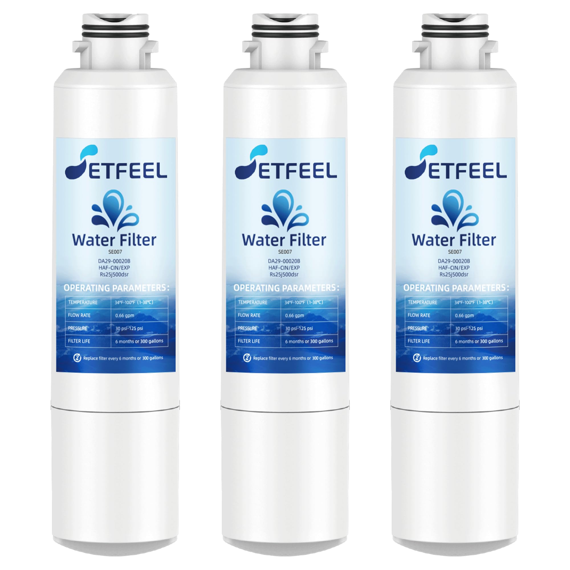 Hdx Fms-2 Water Filter for Samsung Refrigerator Rs25j500dsr Rs25h5111sr rf263beaesg rf28hfedtsr Carbon Block Filtration HAF-CIN EXP DA29-00020B 3