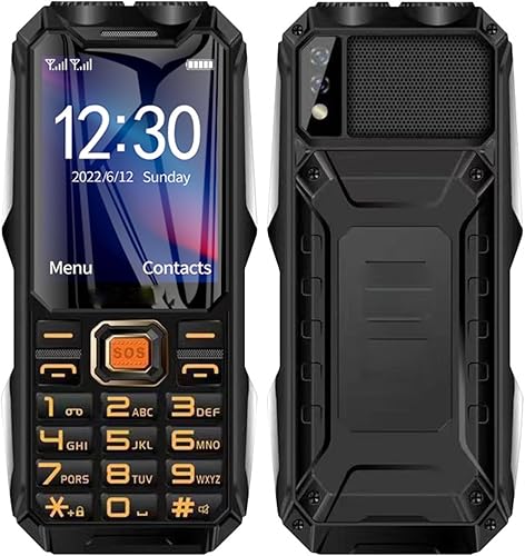 Miniatura 1 de Teléfono resistente 2G, teléfono celular desbloqueado para personas mayoresniños, teléfono móvil para personas mayores con pantalla de 2.6 pulgadas,