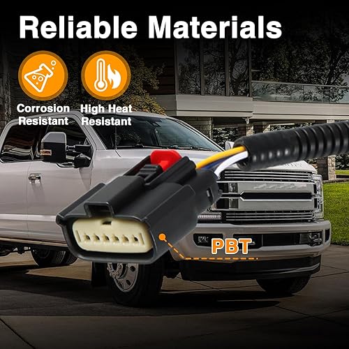 Miniatura 2 de Arnés de cableado de cámara de respaldo para puerta trasera compatible con Ford F350 F450 F550 Super Duty Trucks 2013-2016 Reemplazo #: