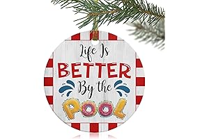 2024 Christmas Ornaments Summer Theme with Inspiring Quote