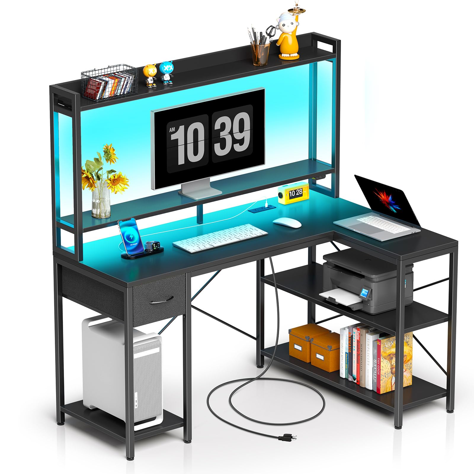 Seventable Computer Desk L Shaped