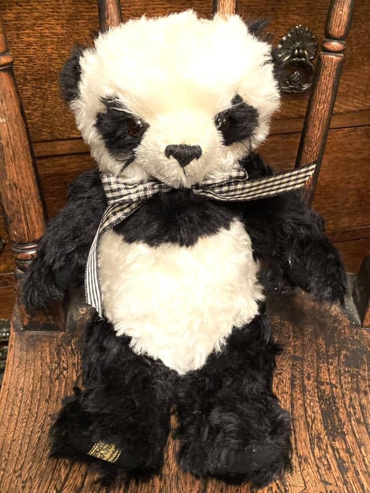 Amazon.co.jp: 英国 メリーソート パンダ テディベア モヘア