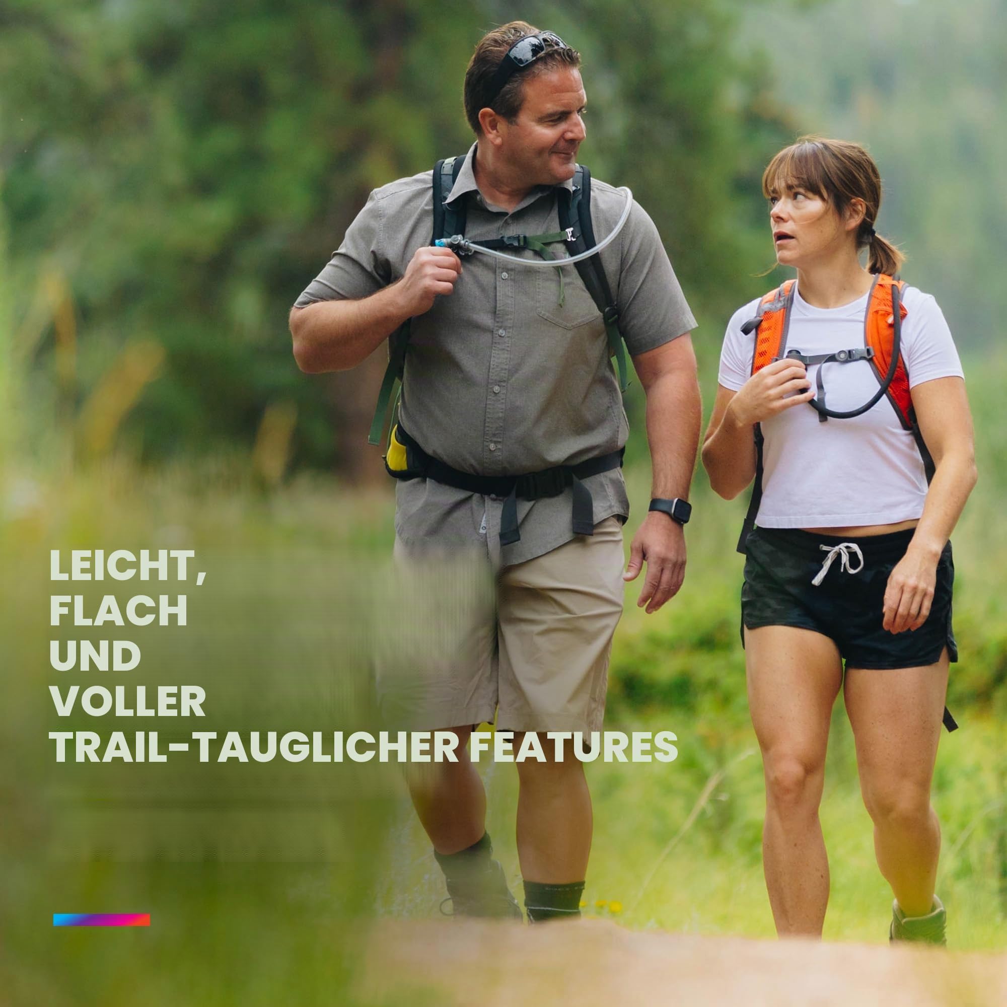 HydraPak Contour Hydration Reservoir - Low-Profile-Wasserblase, passend für die meisten Hydration Packs - High-Flow-Bissventil, auslaufsicher, vollständig umkehrbar und spülmaschinenfest - 1,5L 2L 3L
