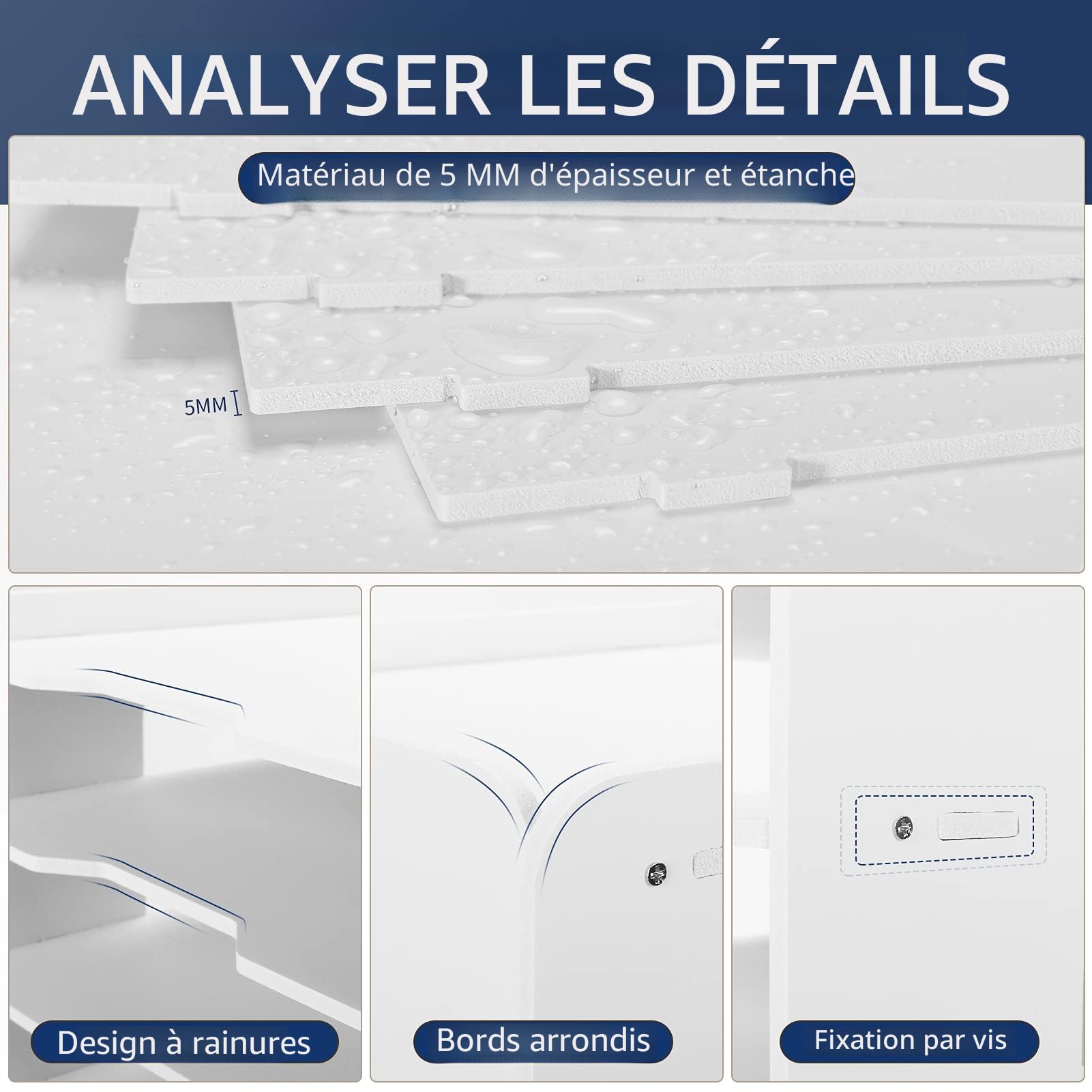 Bac à courrier Organisateur de Bureau Porte-Documents A4 5 Niveaux