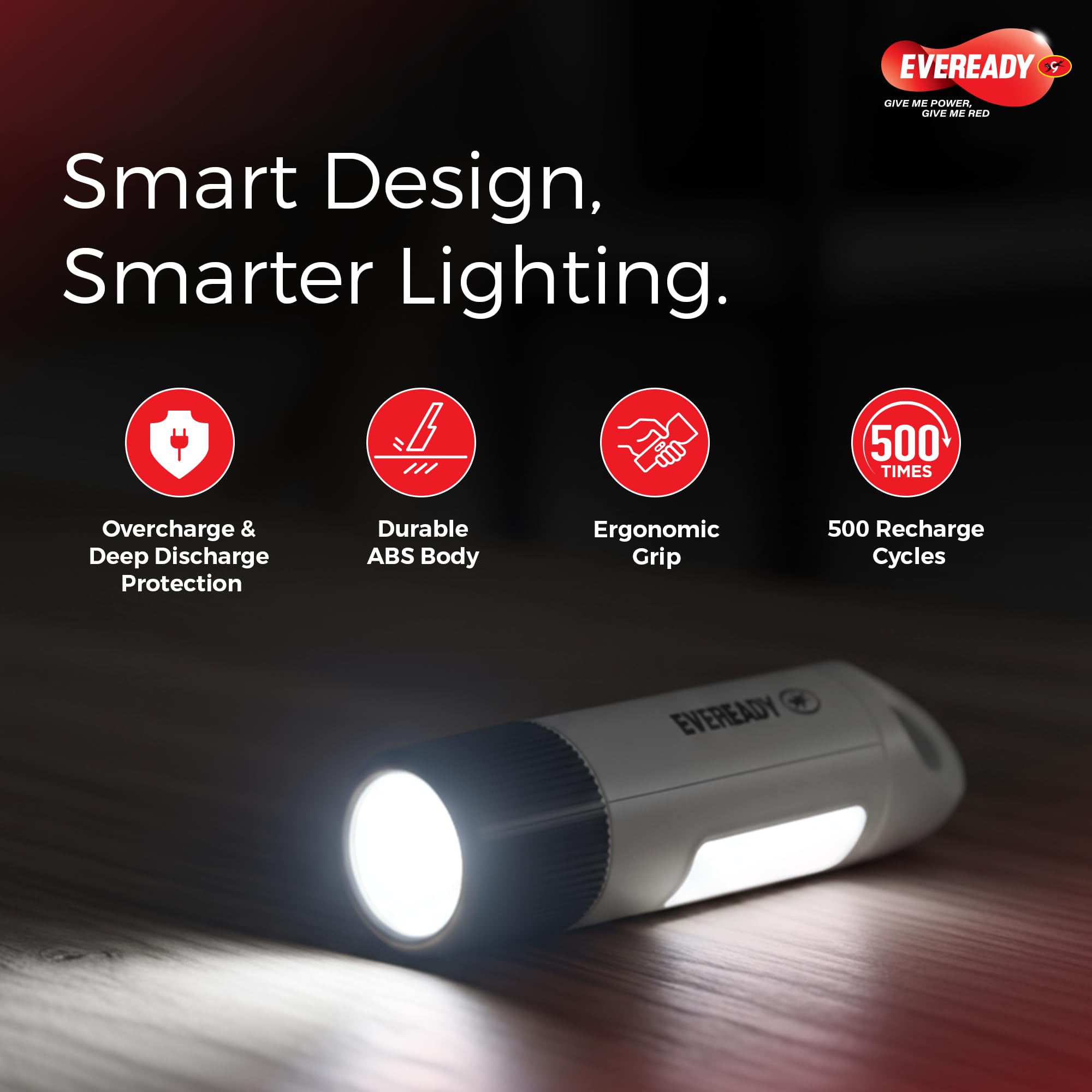 Eveready DL110 Rechargeable Torch - Emergency Light -5