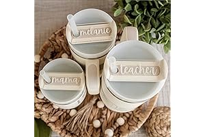 Personalized 20oz Stanley Cup Tumbler with Handle and Name Plate