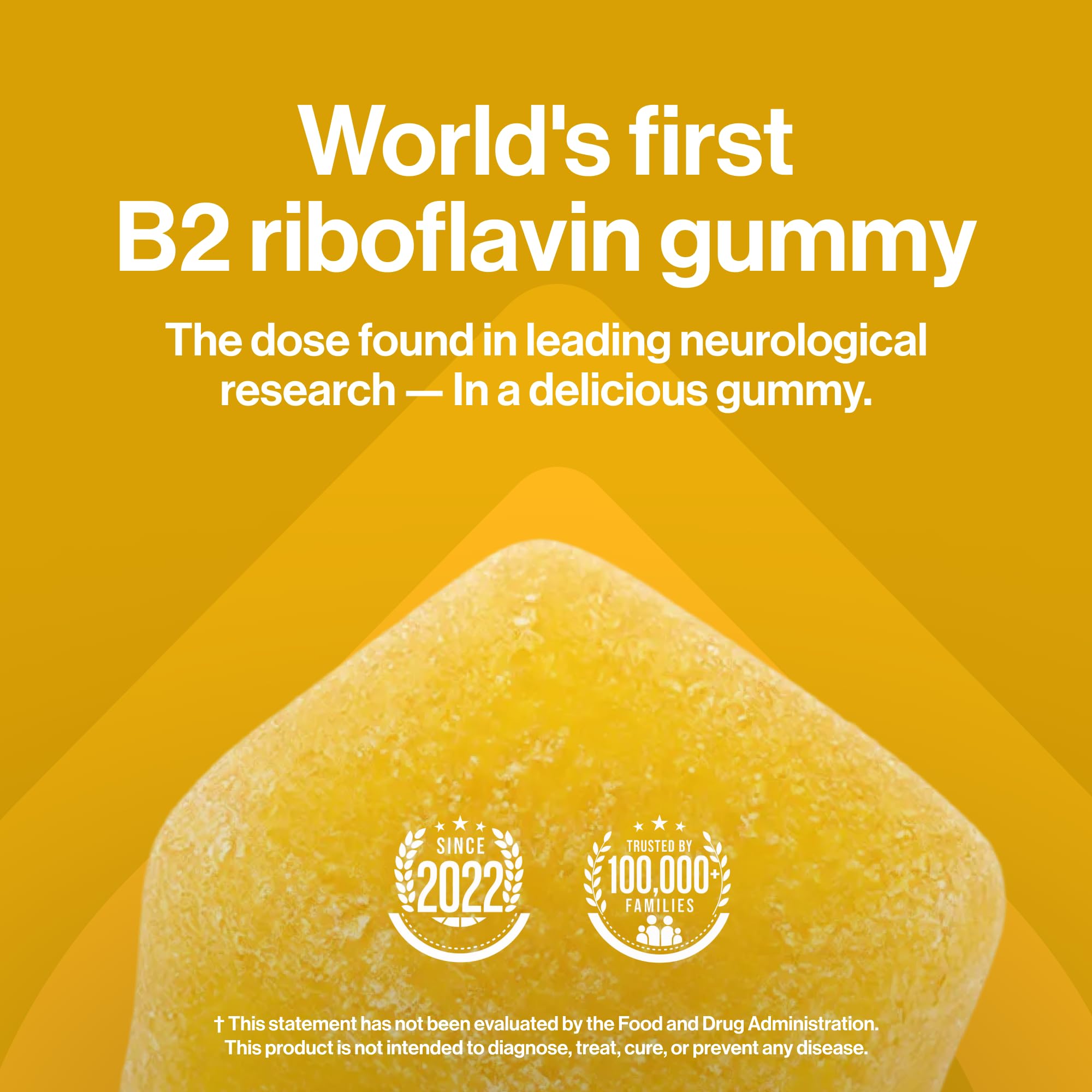kindnature Vitamin B2 Gummies - Riboflavin 400mg Supplement for Kids & Adults - Soy & Gluten-Free, Vegan Chewable Gummies (30 Day Supply) — Amazon image 2