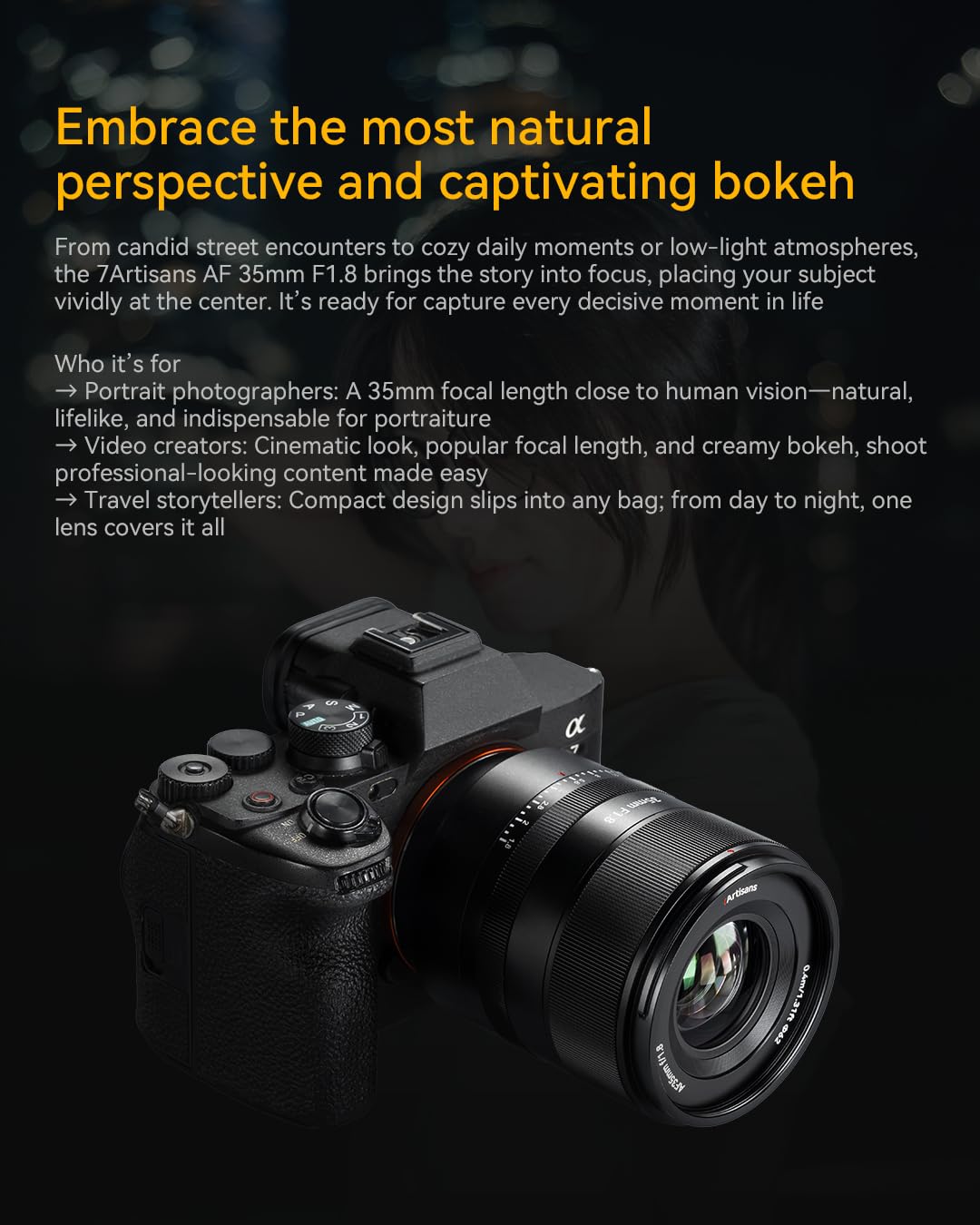 Amazon.co.jp: 7Artisans AF 35mm F1.8 フルサイズ対応 オート