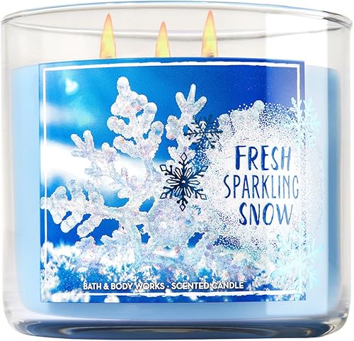 Bath and Body Works Vela de 3 mechas Edición de invierno de 2016