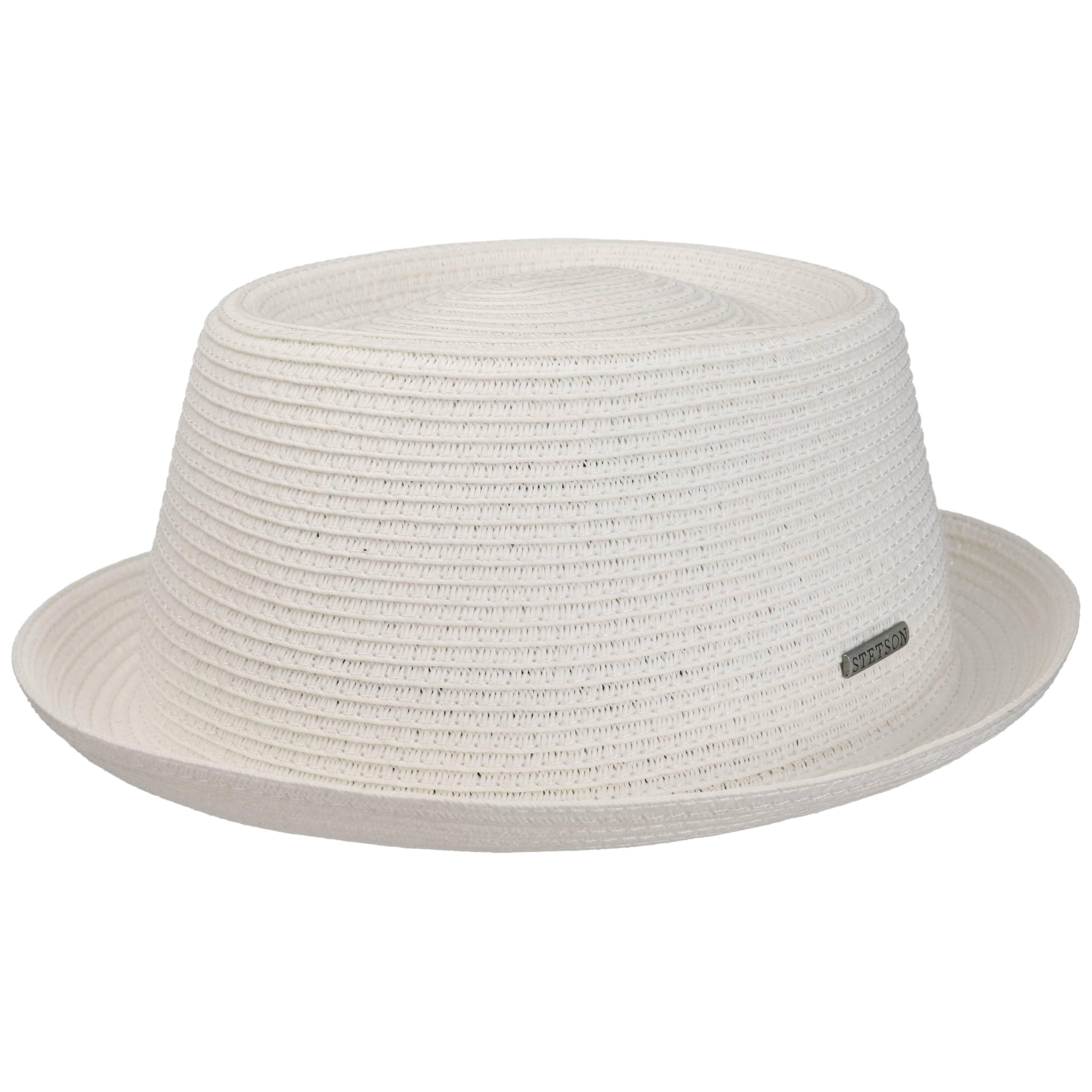 Stetson Chapeau Robstown Toyo Pork Pie Femme/Homme - D'Ete de Soleil en Paille Ete Printemps-ete