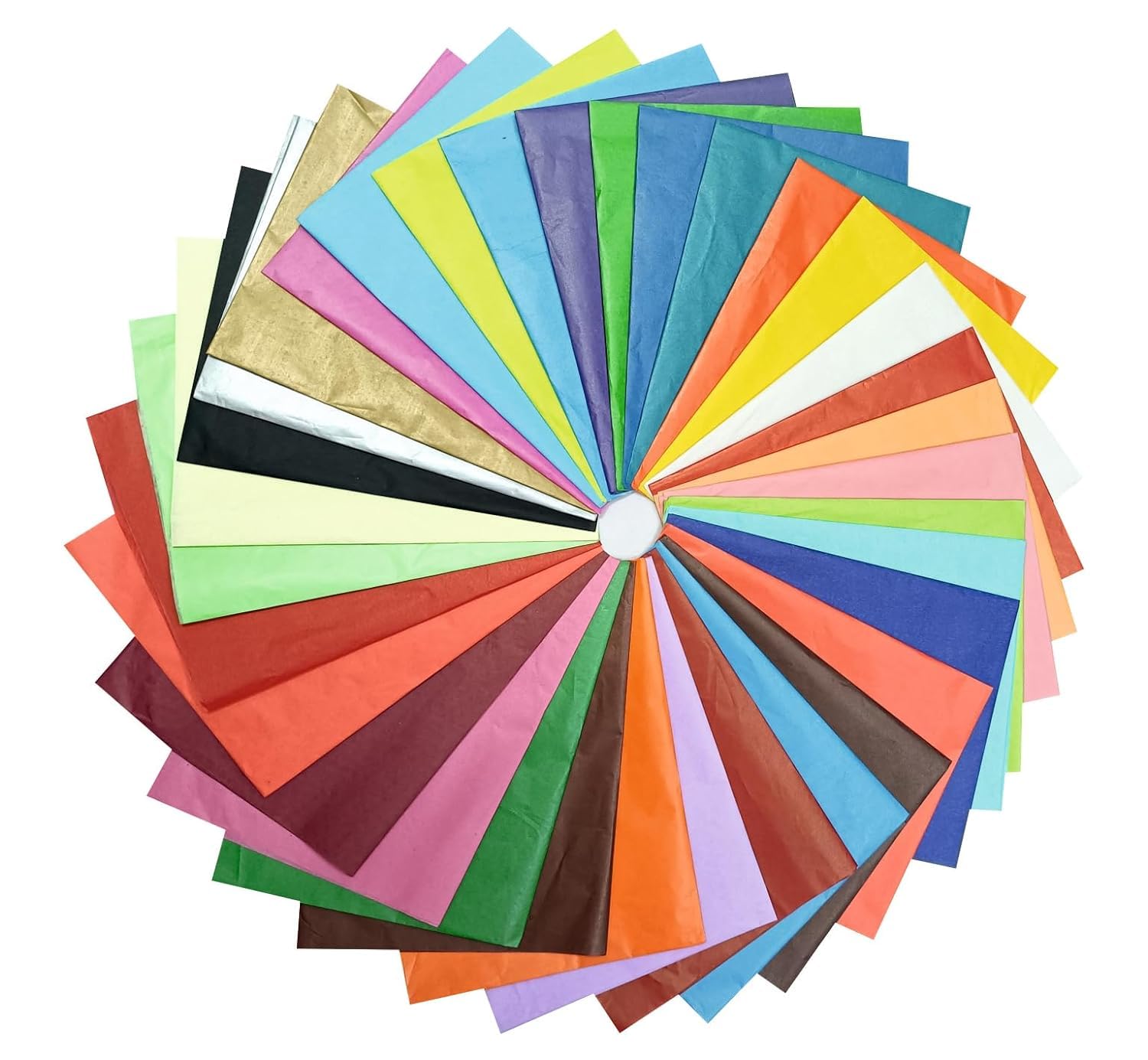 18 GSM | Gift Wrapping | Kite for Art Craft | Colored Tissue | Colourful Wrapping Large Size 50x66 (Multicolour, 25 PCS Set)-image-19