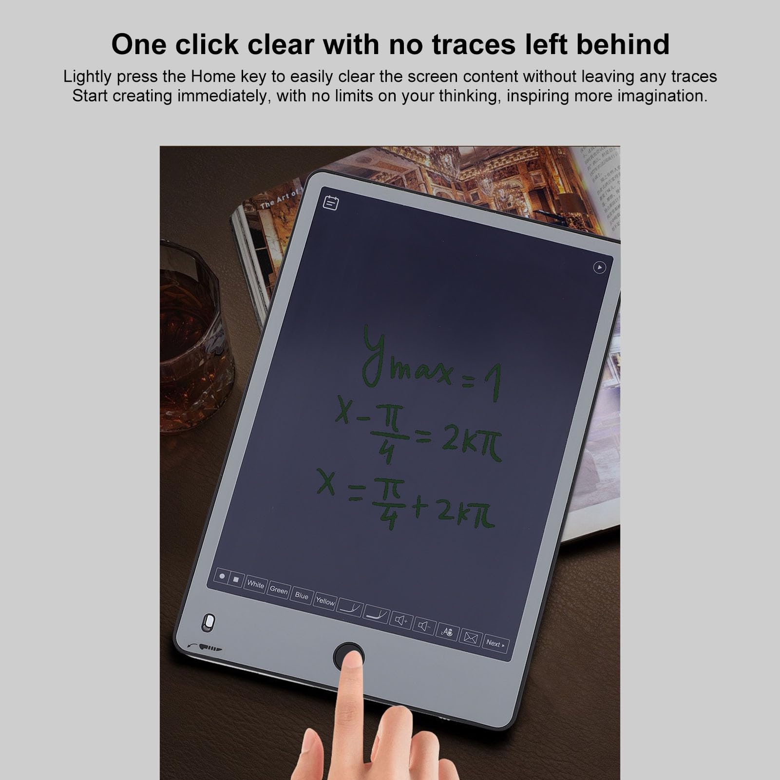 TARSHYRY Tablette d'écriture Intelligente avec Synchronisation du Papier Numérique A4, Convertisseur d'écriture Manuscrite en Texte, Fonction de Traduction de Langue, Idéale pour la Prise de