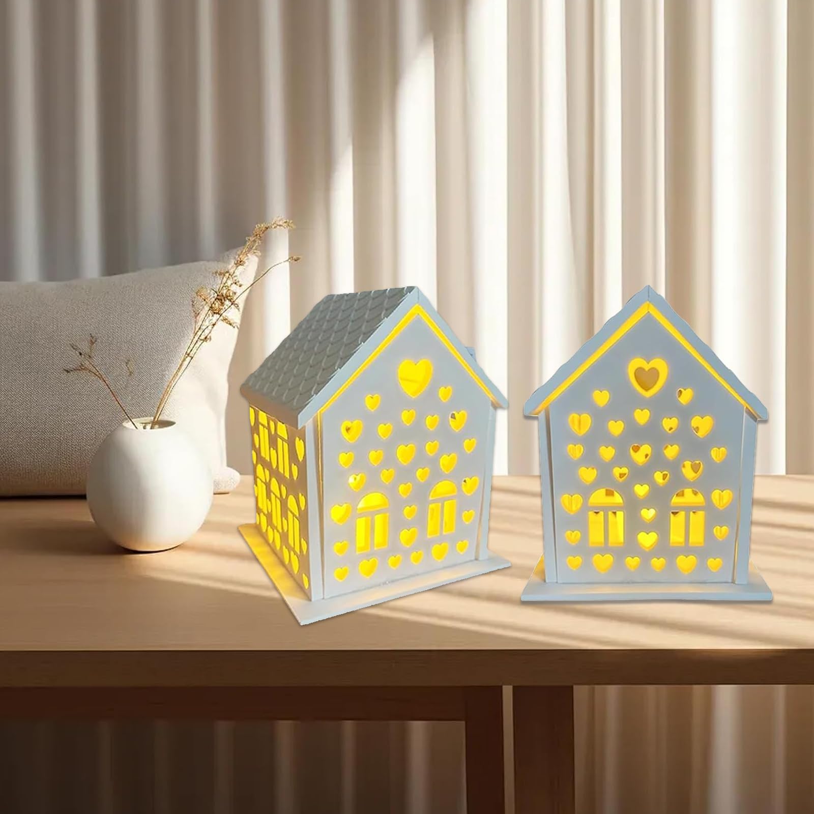 Stampo In Silicone A Forma Di Casa Con Finestra - Per Candele, Resina
