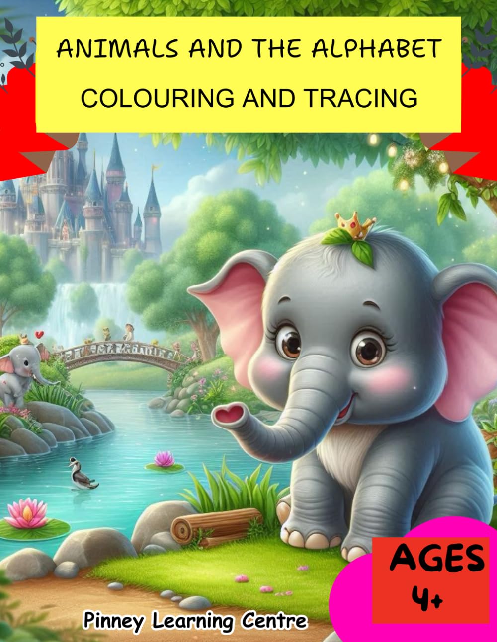 Animals and the Alphabet Tracing and Colouring
