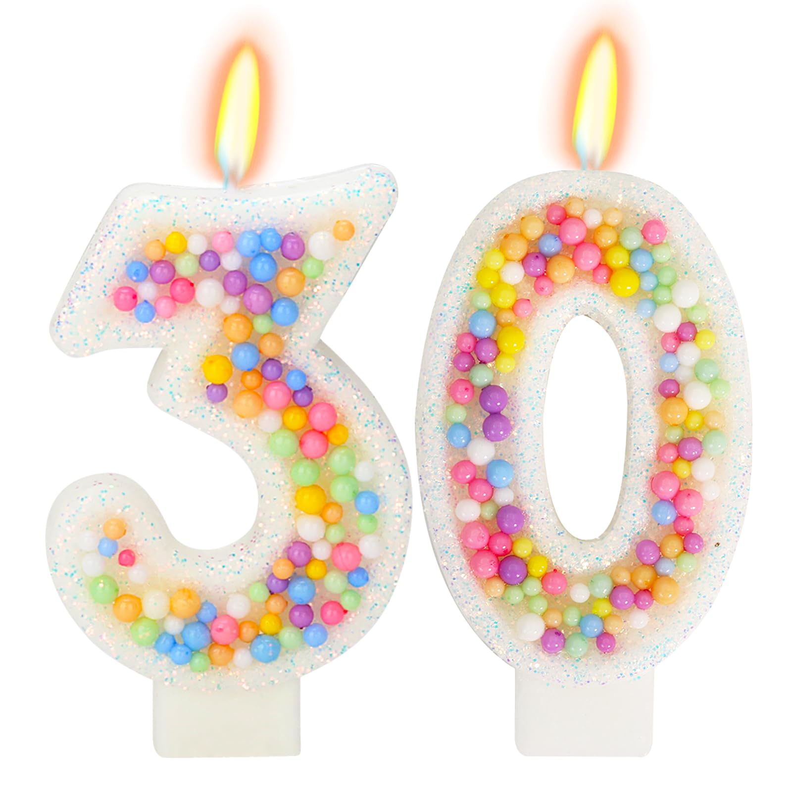 Pastel Macaron Birthday Candle - 2nd Birthday Decorations -9 Pastel Macaron Birthday Candle - 2nd Birthday Decorations -9