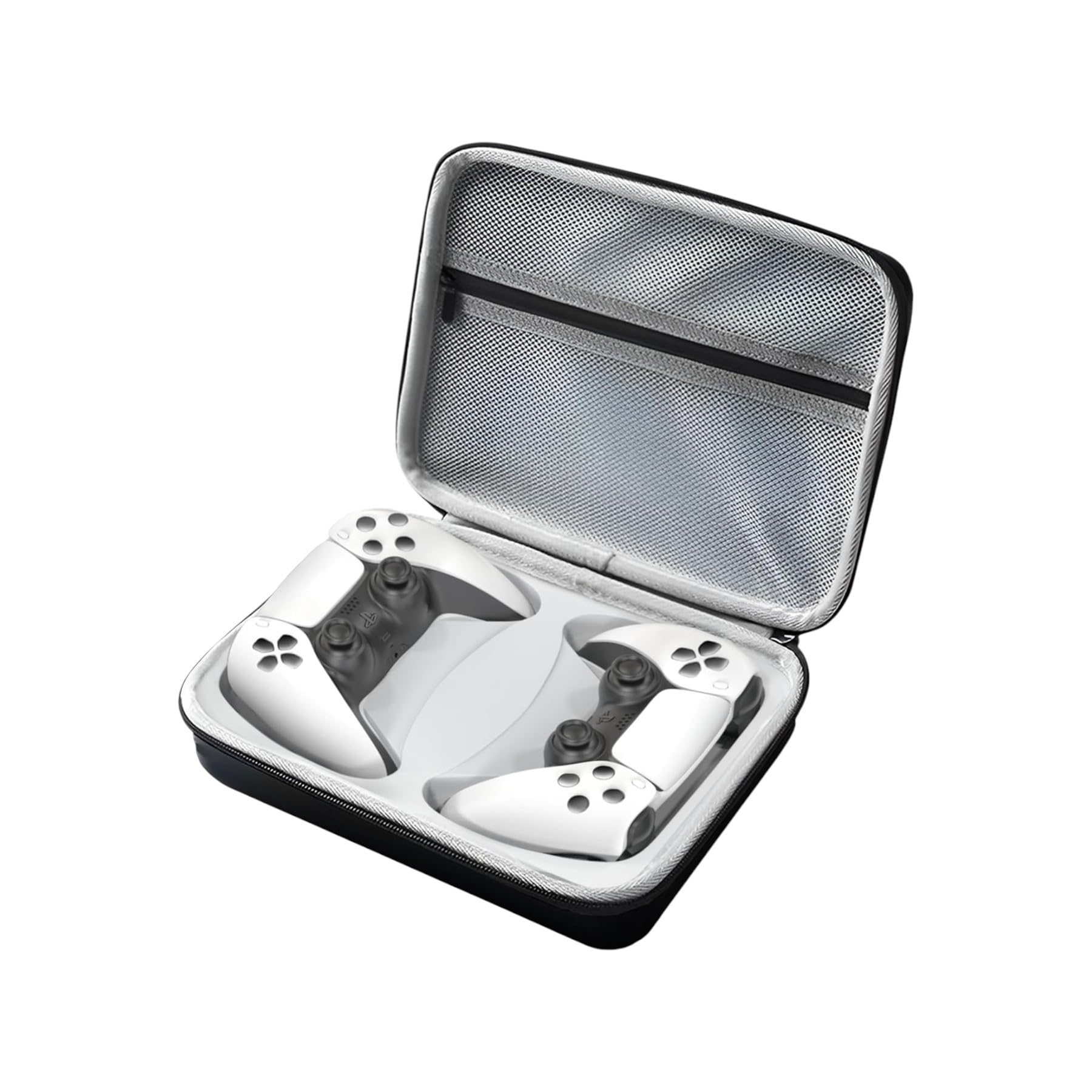 OIVO INDIA Black Dual Controller Hard Carry Case, Water-Resistant Travel Storage Cover Compatible with PS5 Controllers, Compatible with PS4 Controllers, Xbox Controllers-image-25