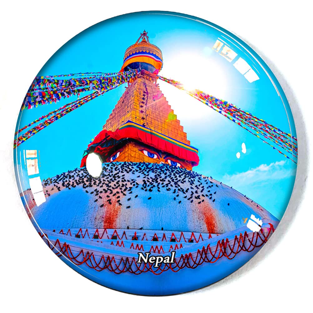 Nepal Fridge Magnet Refrigerator Freezer Magnet Souvenir Decoration Magnet Sticker Glass Crafts