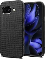 Vista 14 de Spigen Funda para Pixel 8, Liquid Air (2023) [Sin Anillo Magnético] [Protección de Grado Militar] - Abyss Green