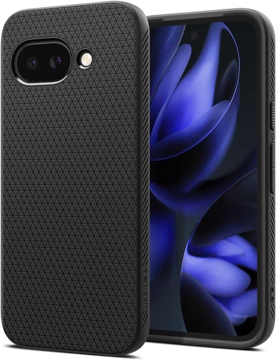 Spigen for Pixel 9a Case, Liquid Air (2025) [No Magnet Ring] [Military-Grade Protection] - Matte Black