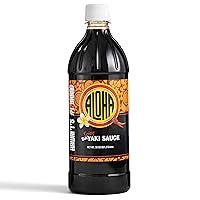 Vista 1 de Aloha Shoyu - Salsa picante Da Yaki - Calor dulce para adobo o glaseado - Hecho en Hawái - Botella de 30 onzas
