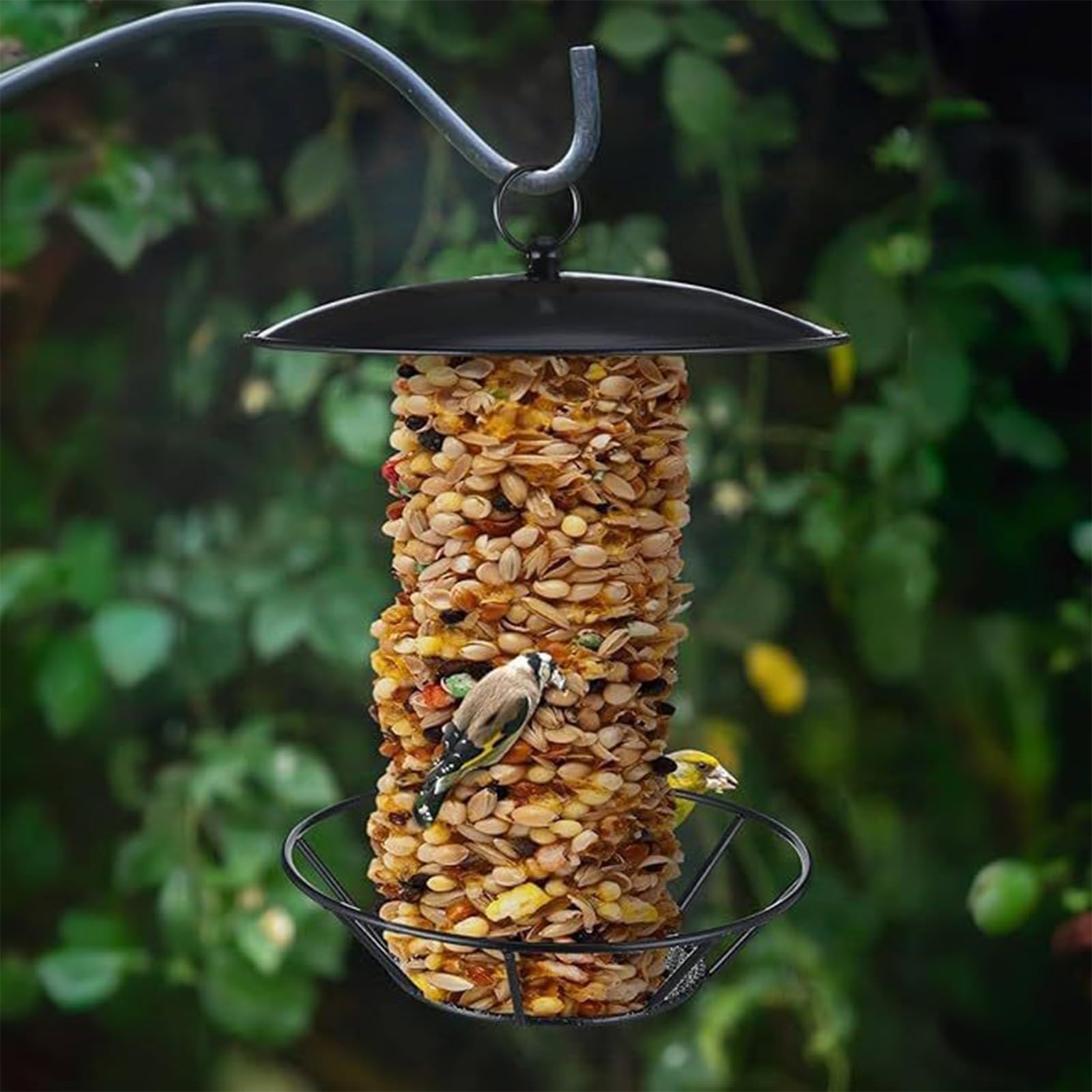De 2 comederos para pájaros Colgantes de Gran Capacidad, Espacioso alimentador para observación de Aves, para Amantes de Las Aves ocupadas, alimentador de Vida Silvestre