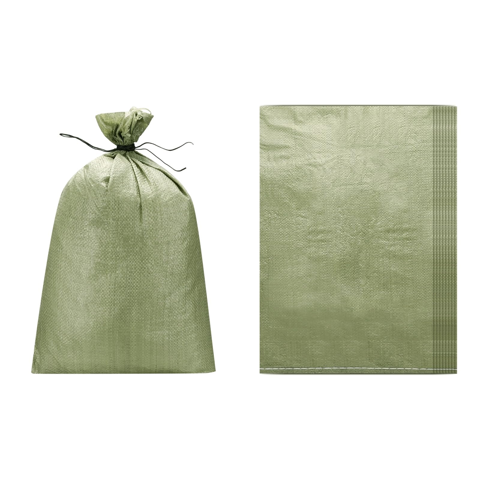 PATIKIL Heavy Duty Sand Bags, (45x75cm, Gray) (10 Pcs), Empty Sandbags Woven Polypropylene Sandbags Sand Bags Suit for - Flooding Weight Construction Earth Bag Homes